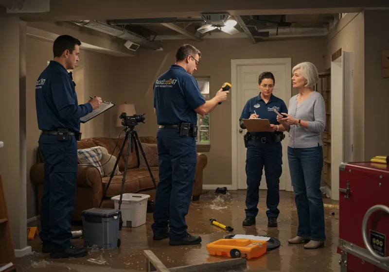 Water Damage Assessment and Insurance Documentation process in Five Points, OH